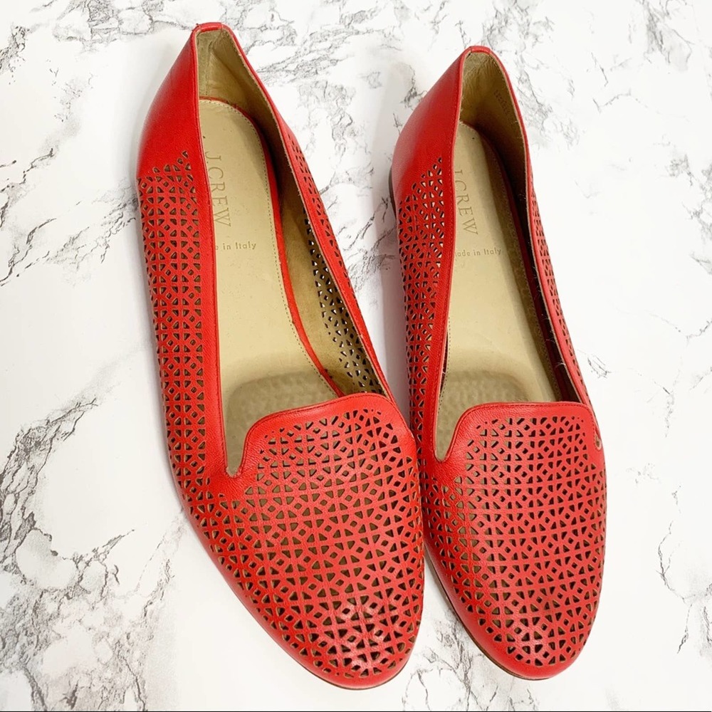 J. Crew Italy leather Belvedere loafers